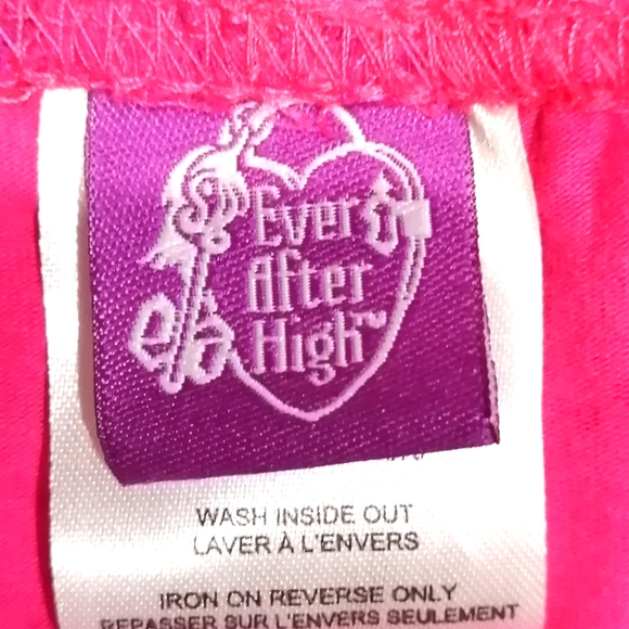 Ever After High Raven Queen Apple White 2 PC Top & Legging Set NWT Sz 8, 10, 12 - Picture 5 of 11